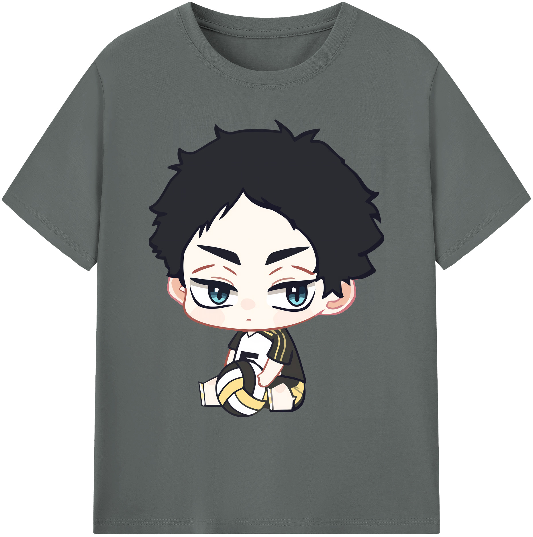 （画像用） ハイキュー!! Haikyu!! 綿100％ メンズ半袖Tシャツ｜肌触りやわらか＆通気性